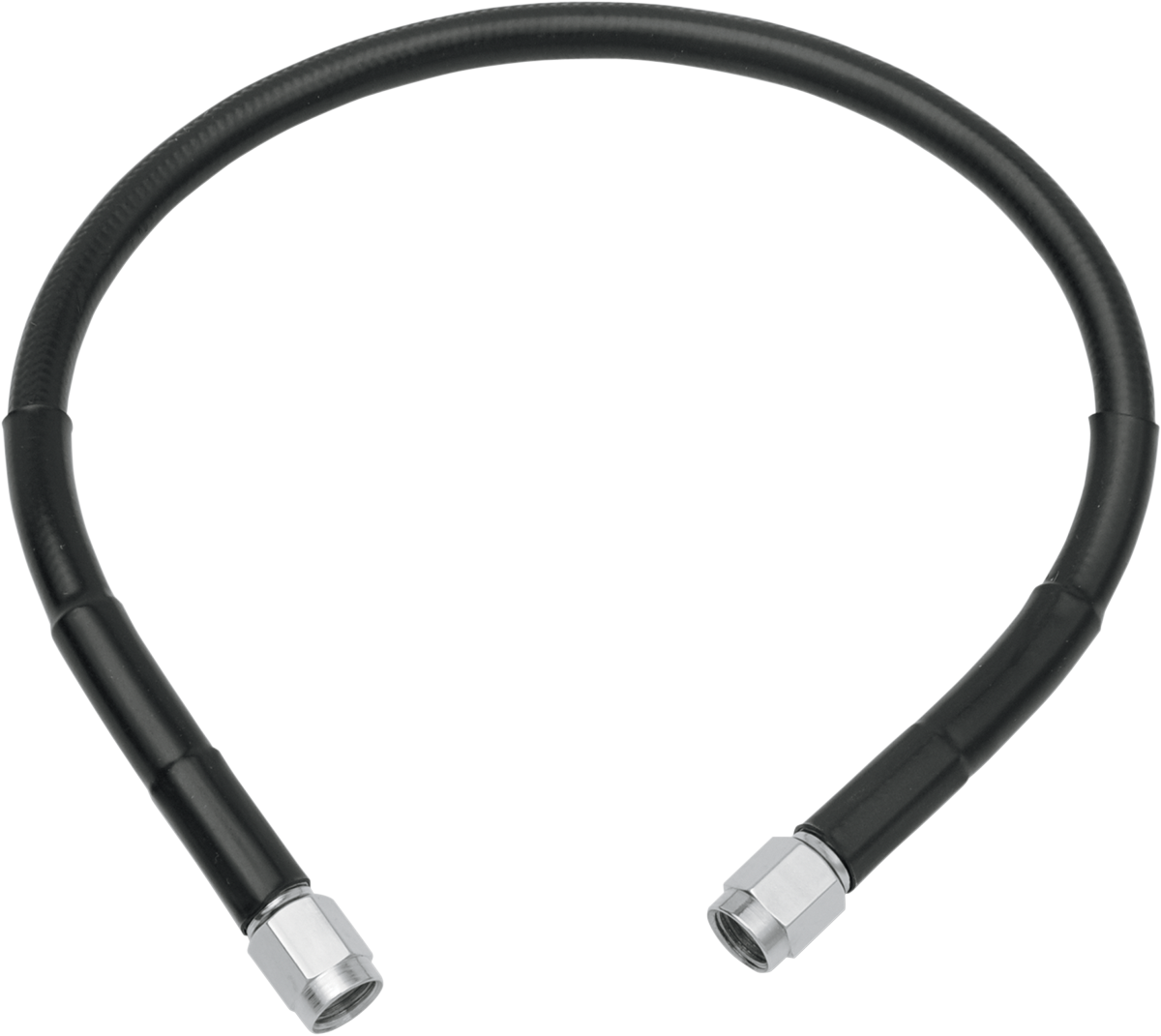 DRAG SPECIALTIES Universal Brake Line - Black - 14" 814-BLK