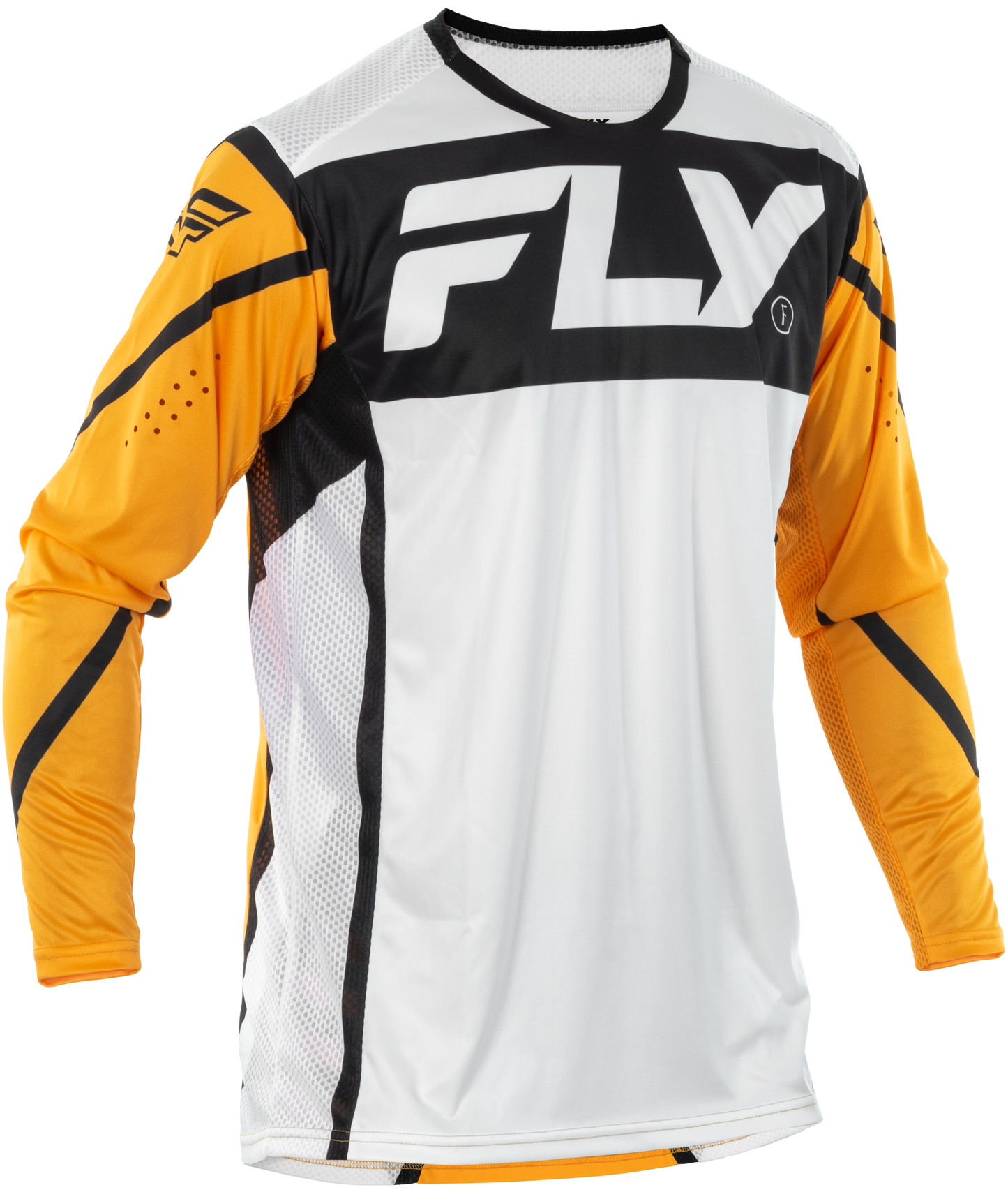 Lite Jersey White/Black/Mustard Sm