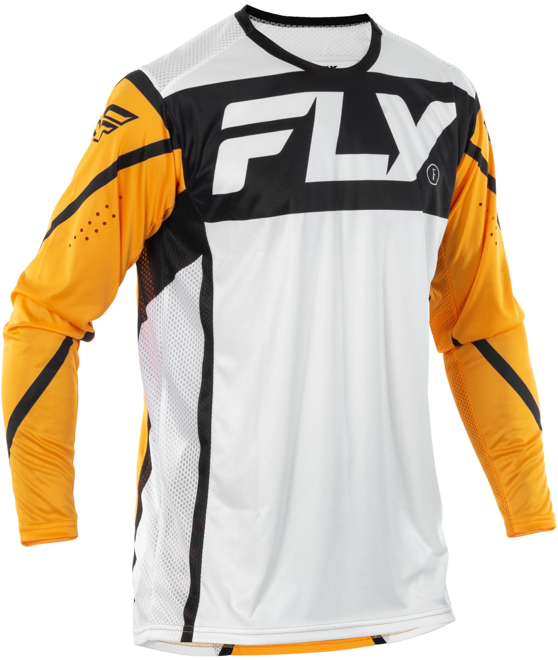 Lite Jersey White/Black/Mustard Sm