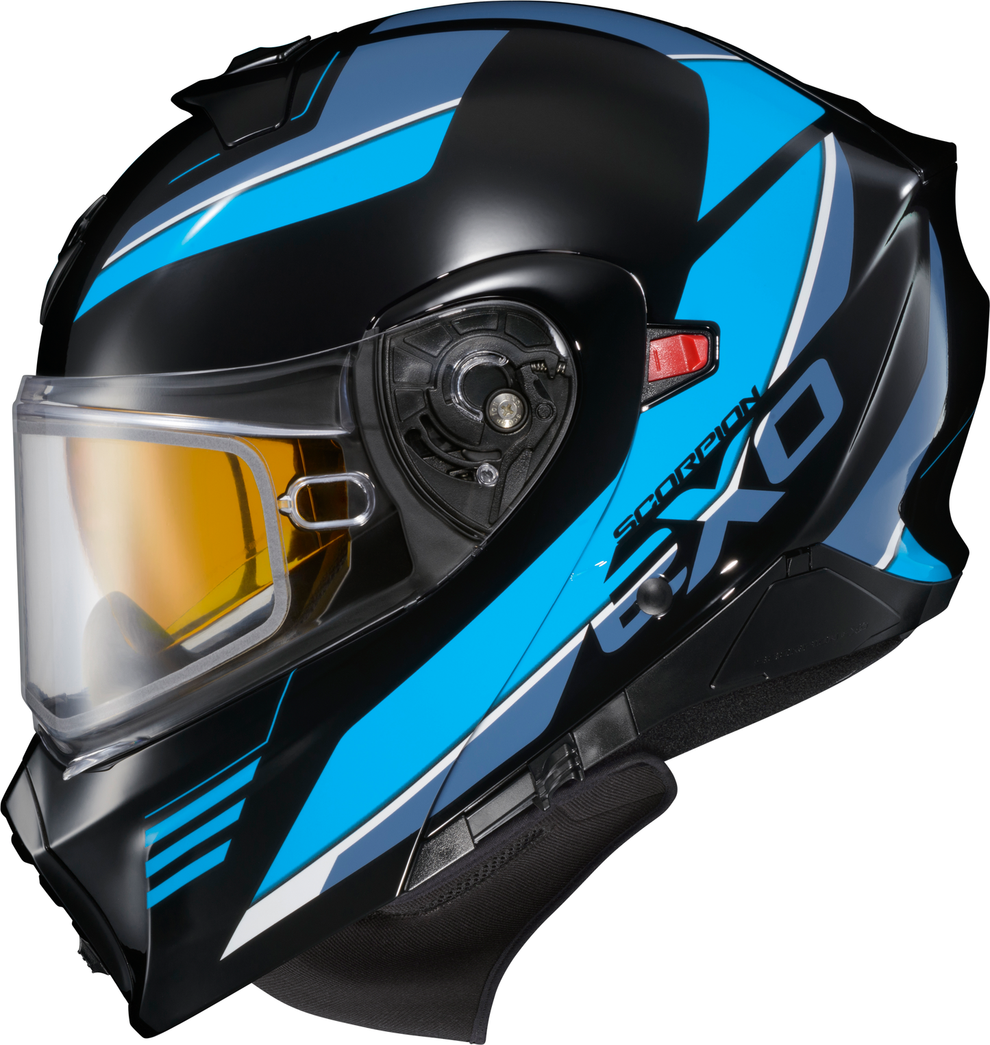 Exo Gt930 Cold Weather Helmet Modulus Blk/Blu Sm (Electric)