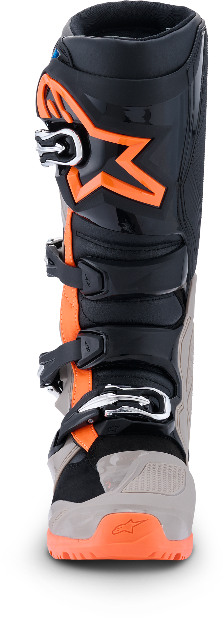 Tech 7 Enduro Blk/Warm Gry/Orange Fluo 8