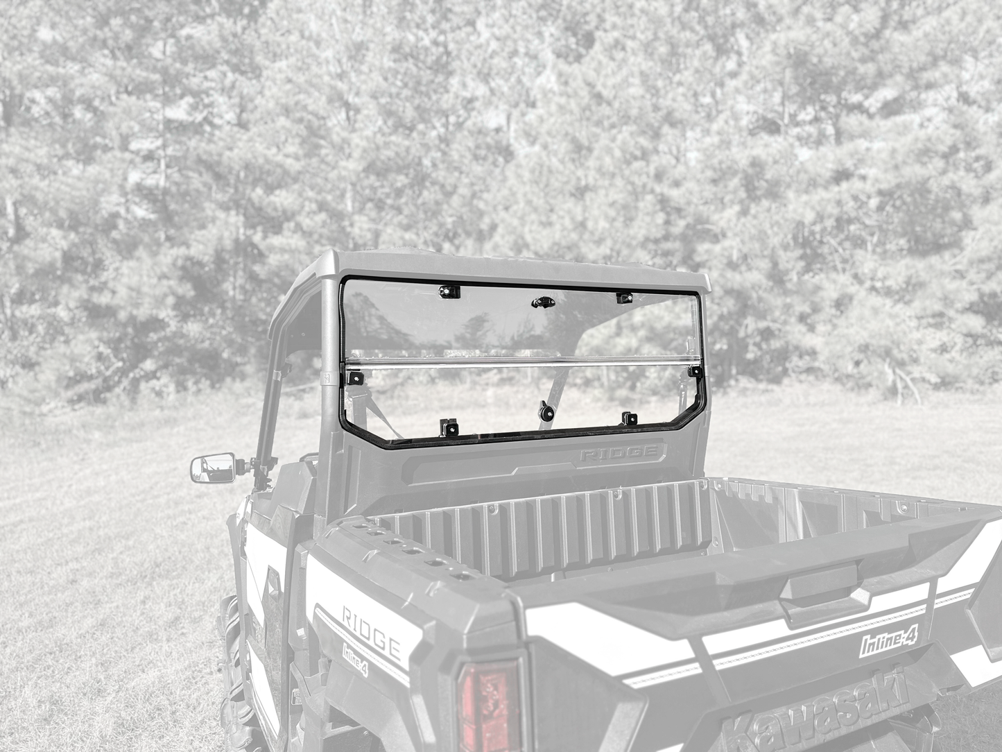 Rear Folding Windshield   Uv