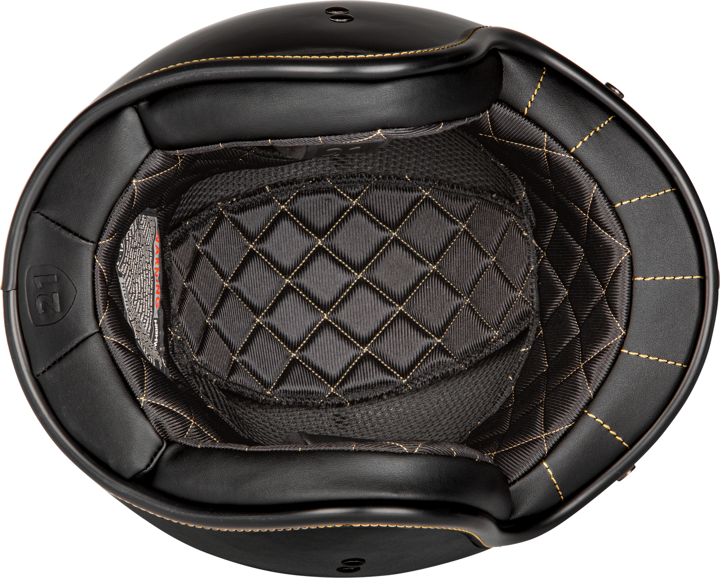 .38 Retro Helmet Gloss Black Xl