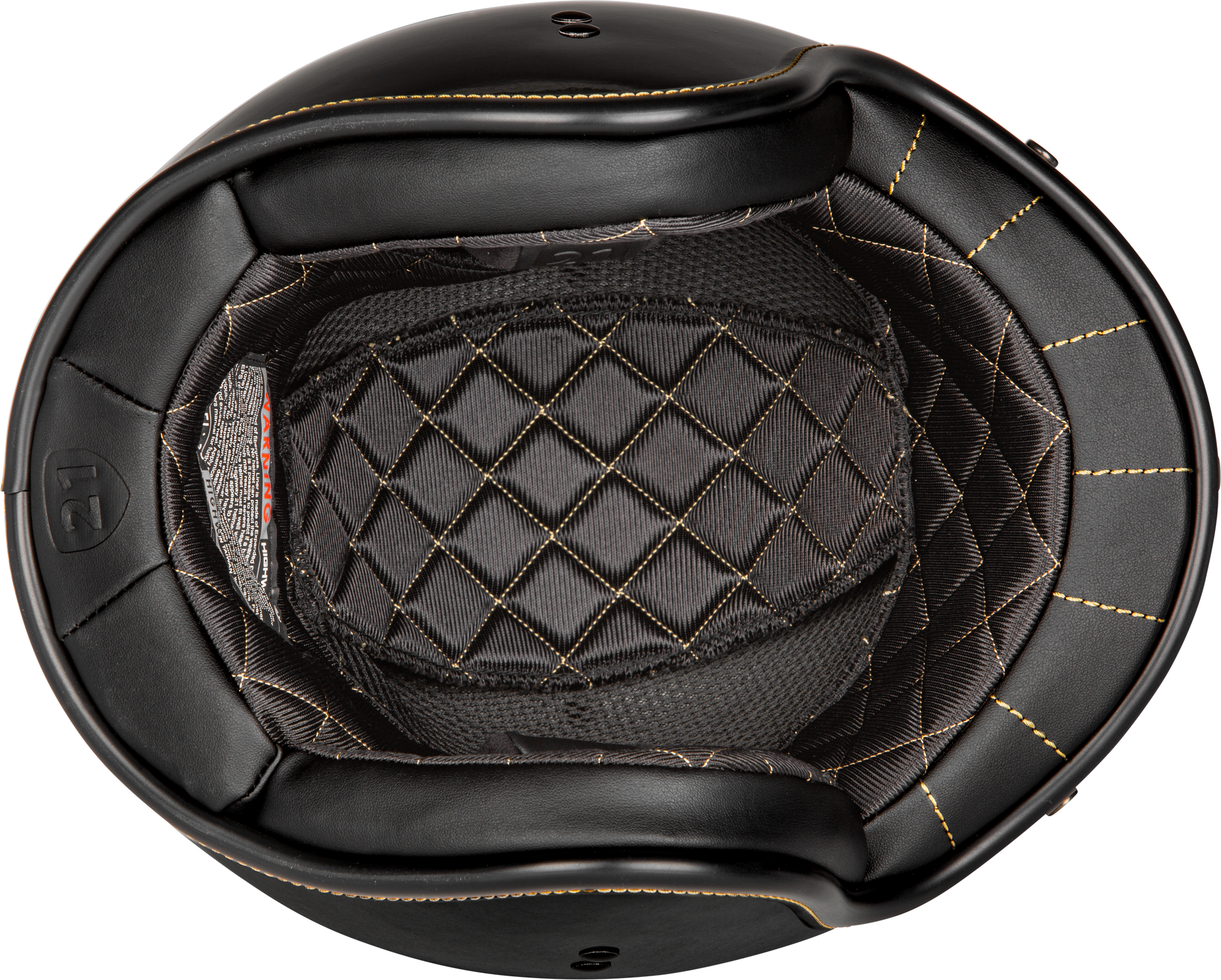 .38 Retro Helmet Gloss Black Sm
