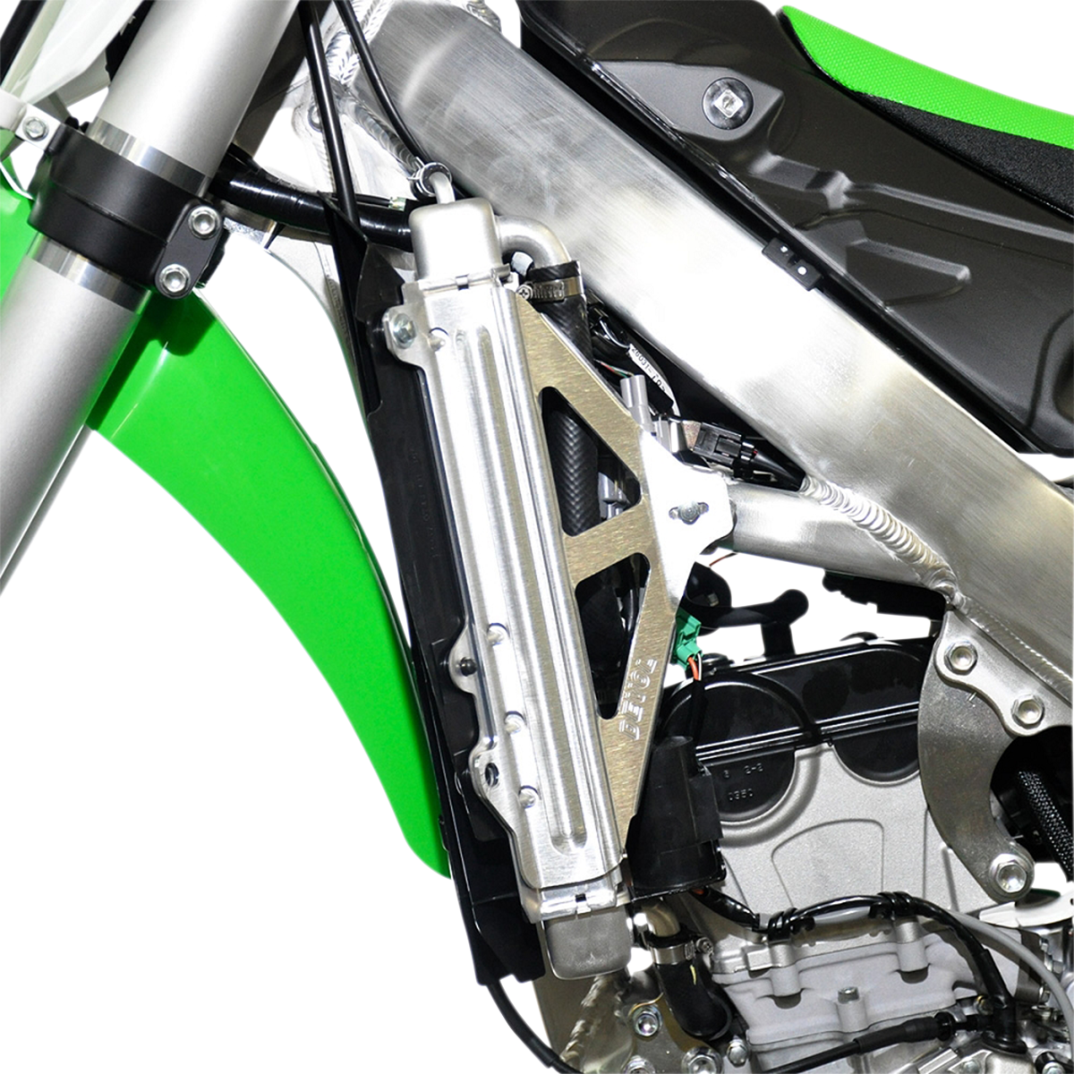 DEVOL Radiator Race Brace Set - Kawasaki 0122-2501