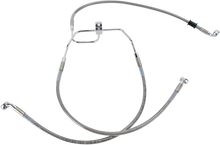 DRAG SPECIALTIES Brake Line - +4" - Stainless Steel - FXDF '08-'17 660325-4