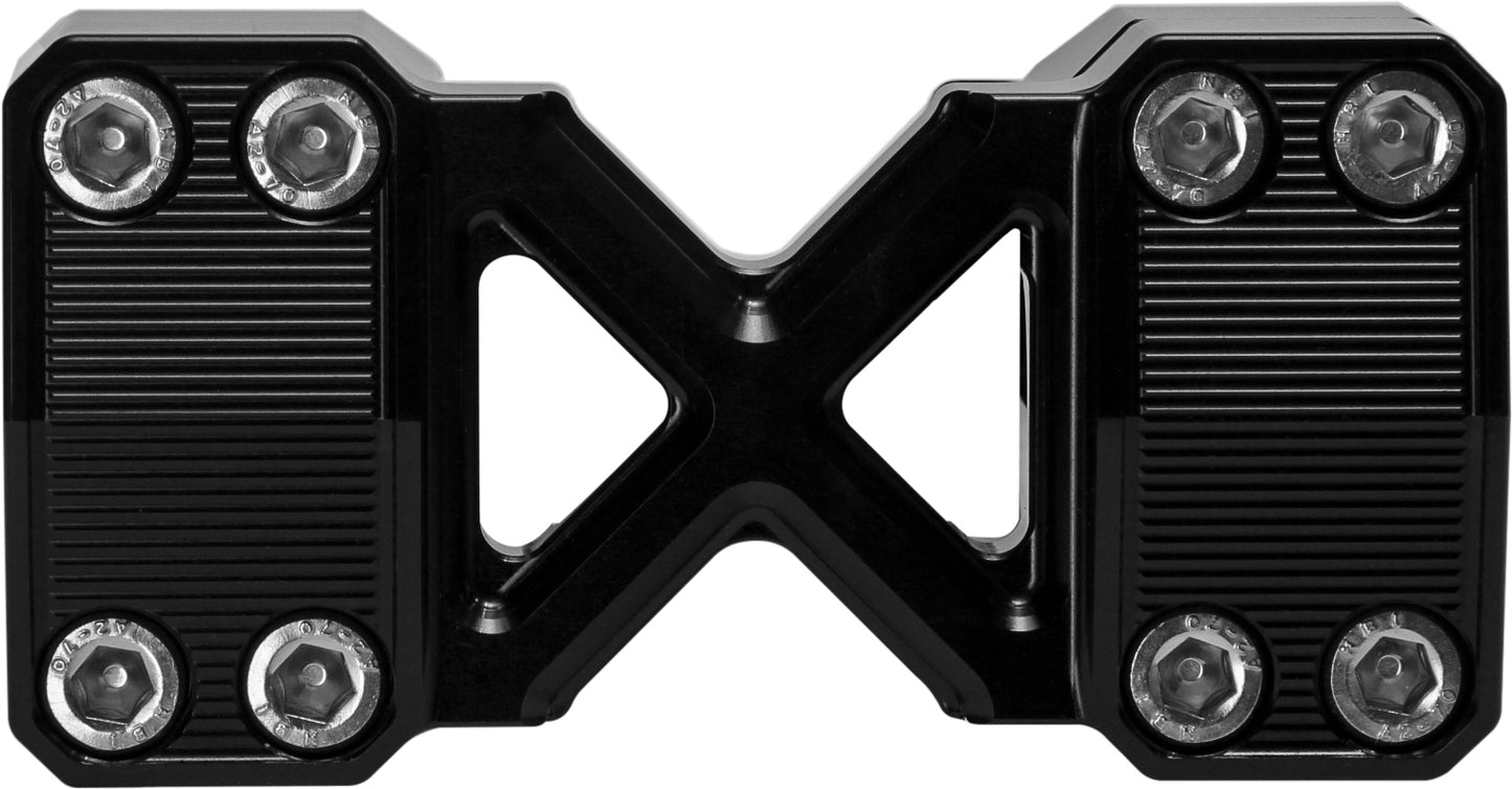 Nl 1"  X Riser 8" Straight Black