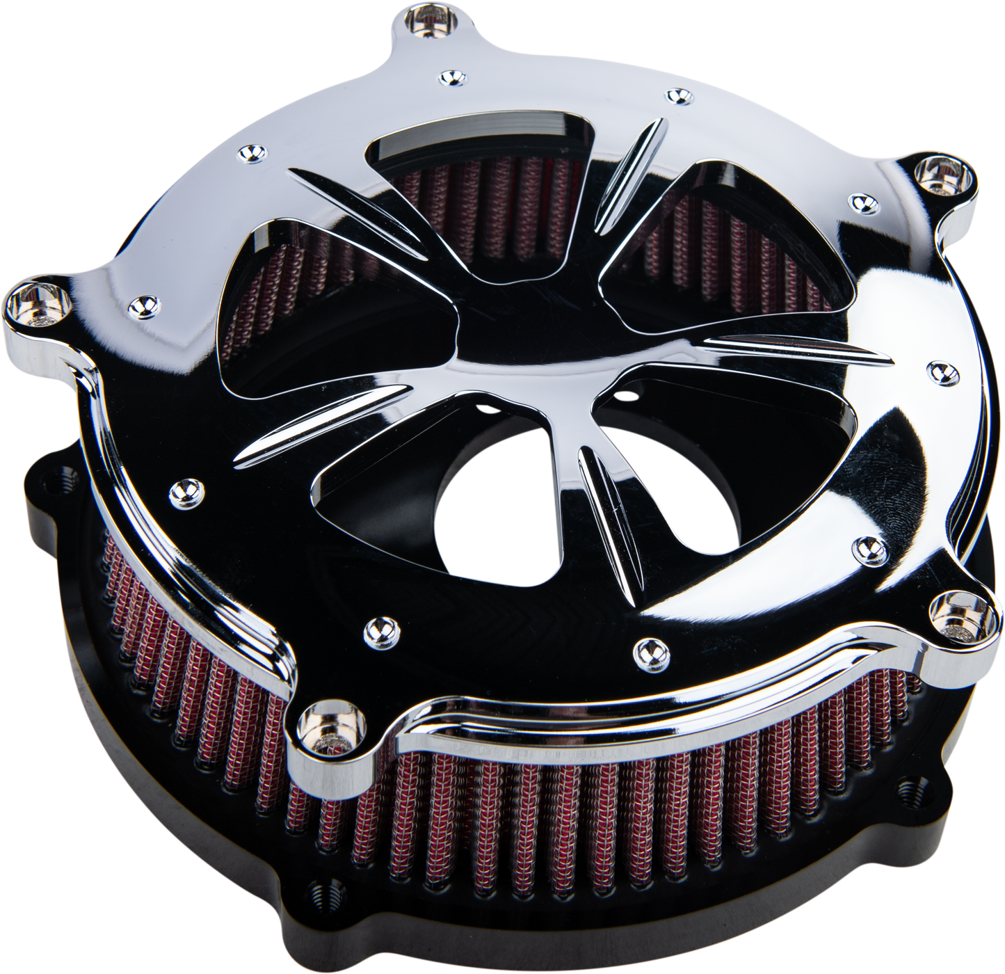 Commodore Air Cleaner Kit Chrome W/ Clear Window