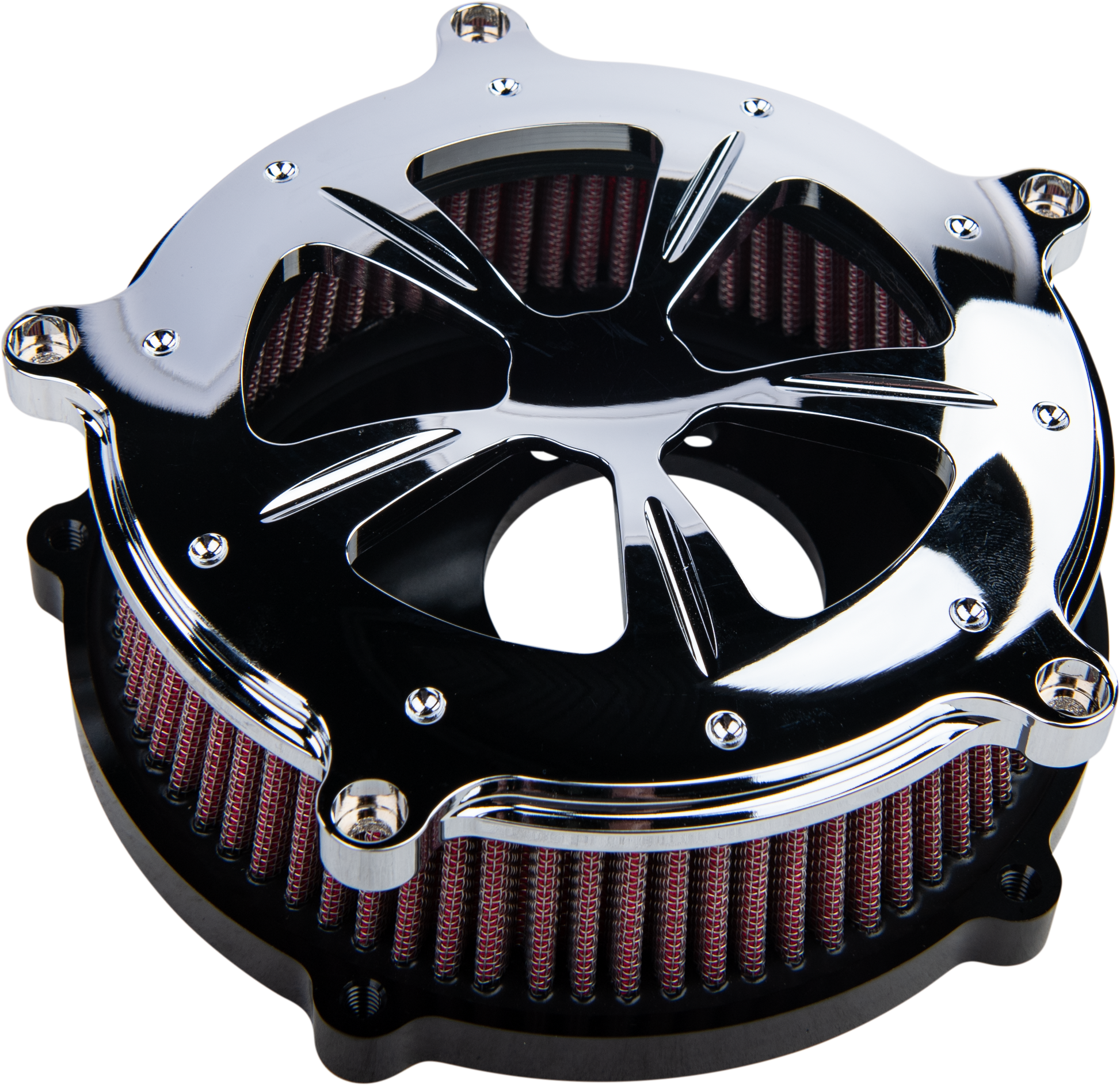 Commodore Air Cleaner Kit Chrome W/ Clear Window