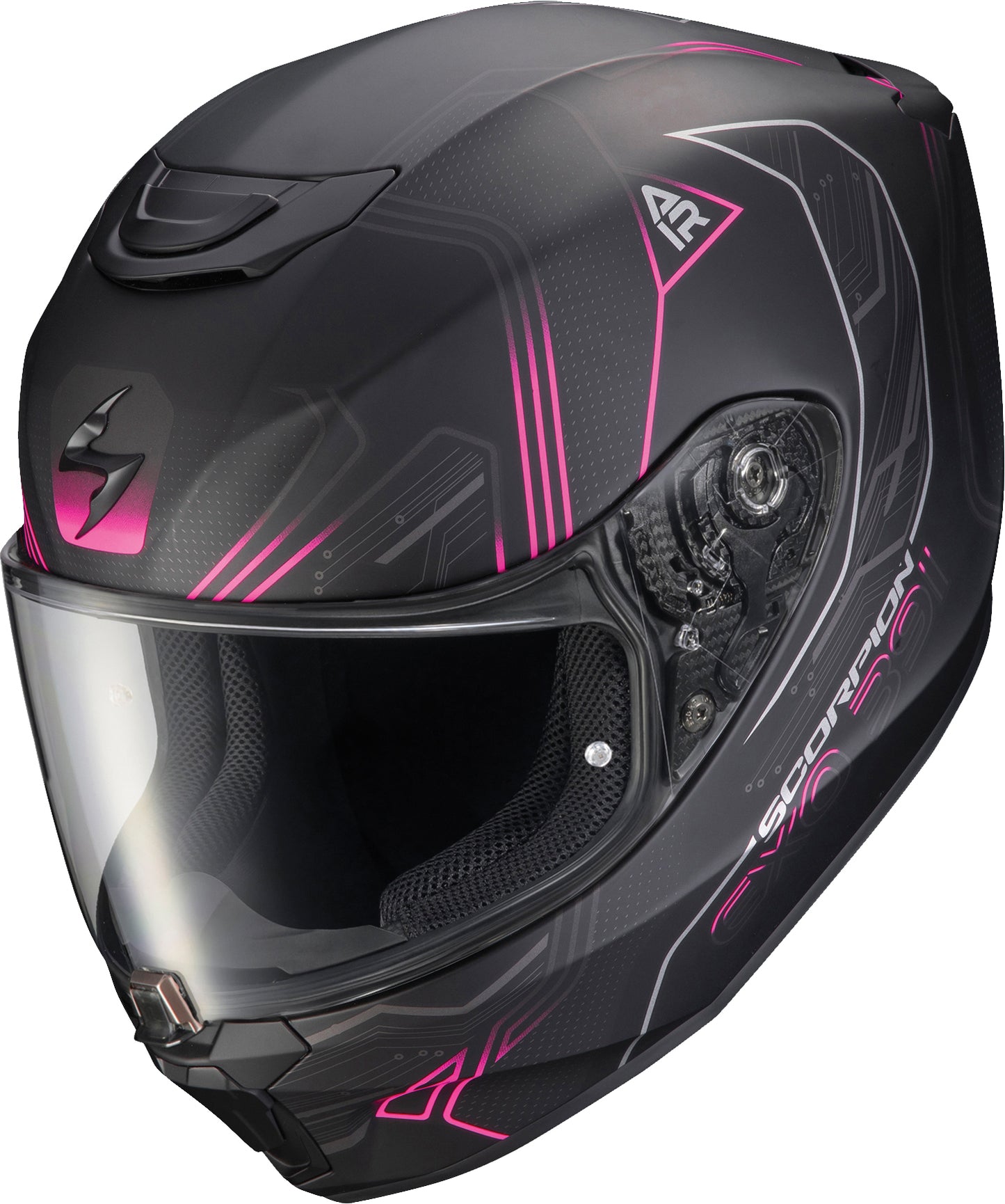 Exo R330 Full Face Helmet Bendr White/Pink Lg