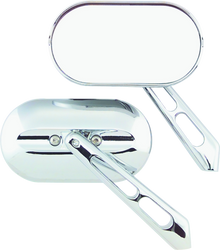 Kuryakyn Magnum Mirrors Small Flat Glass Chrome
