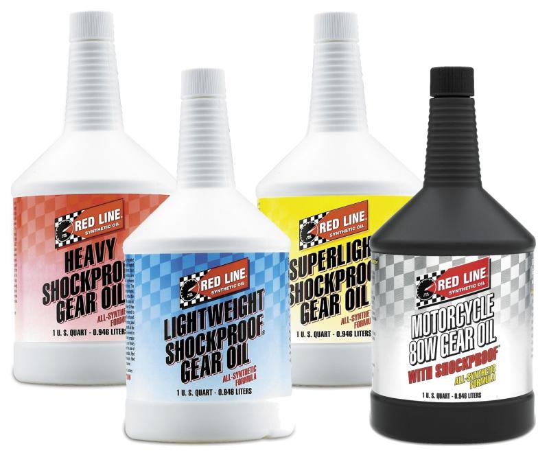 Red Line 80W Motorcycle Gear Oil w/Shockproof - Quart