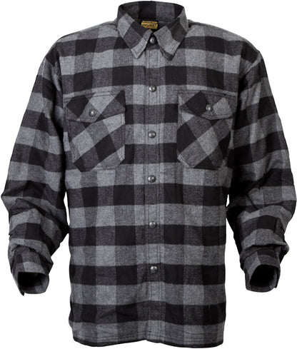 Covert Moto Flannel Black/Grey 2x