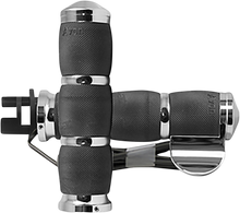 AVON GRIPS Heated Grips - Air Cushion - Throttle Boss - Indian - Chrome MT-IN-AIR-90CBH