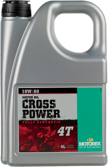 MOTOREX Cross Power Synthetic 4T Engine Oil - 10W-60 - 4L 306217