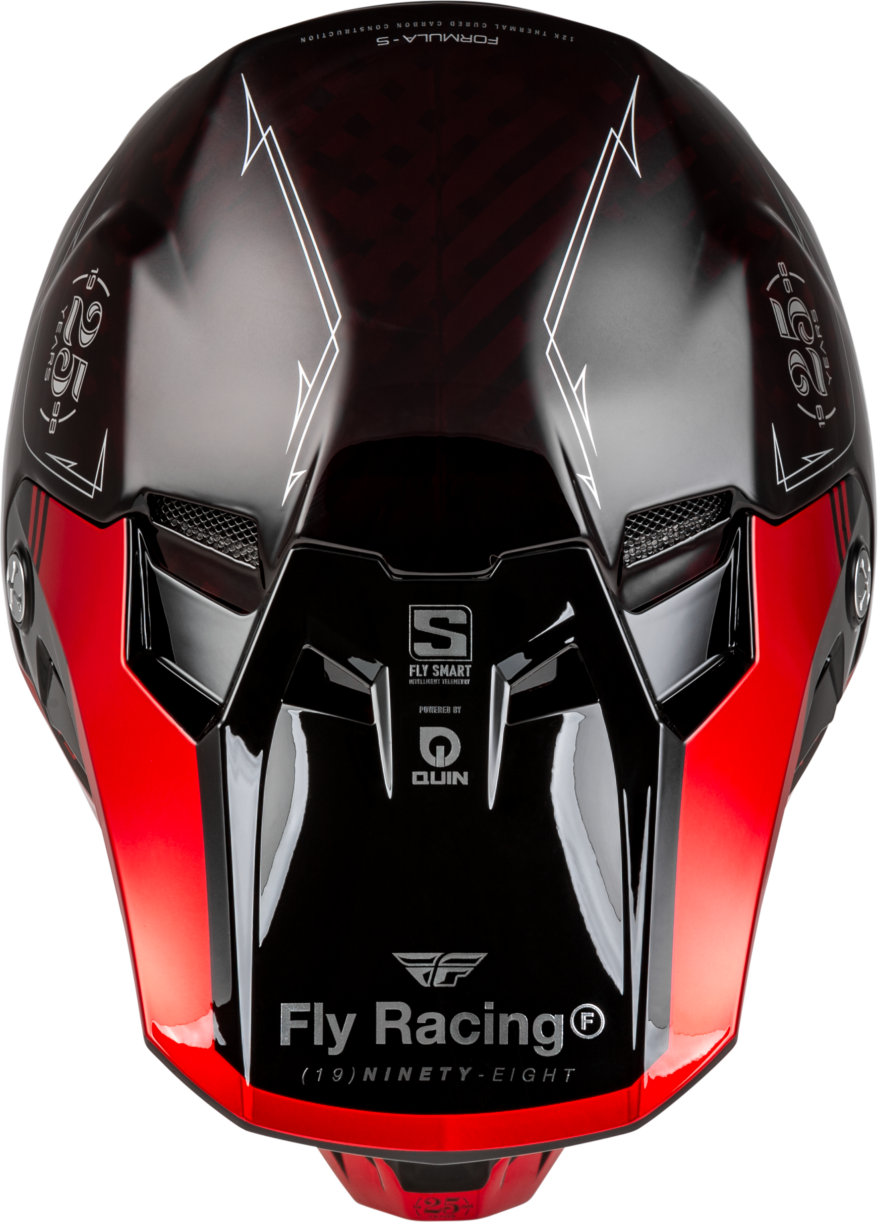 Formula S Carbon Legacy Helmet Red Carbon/Black 2x
