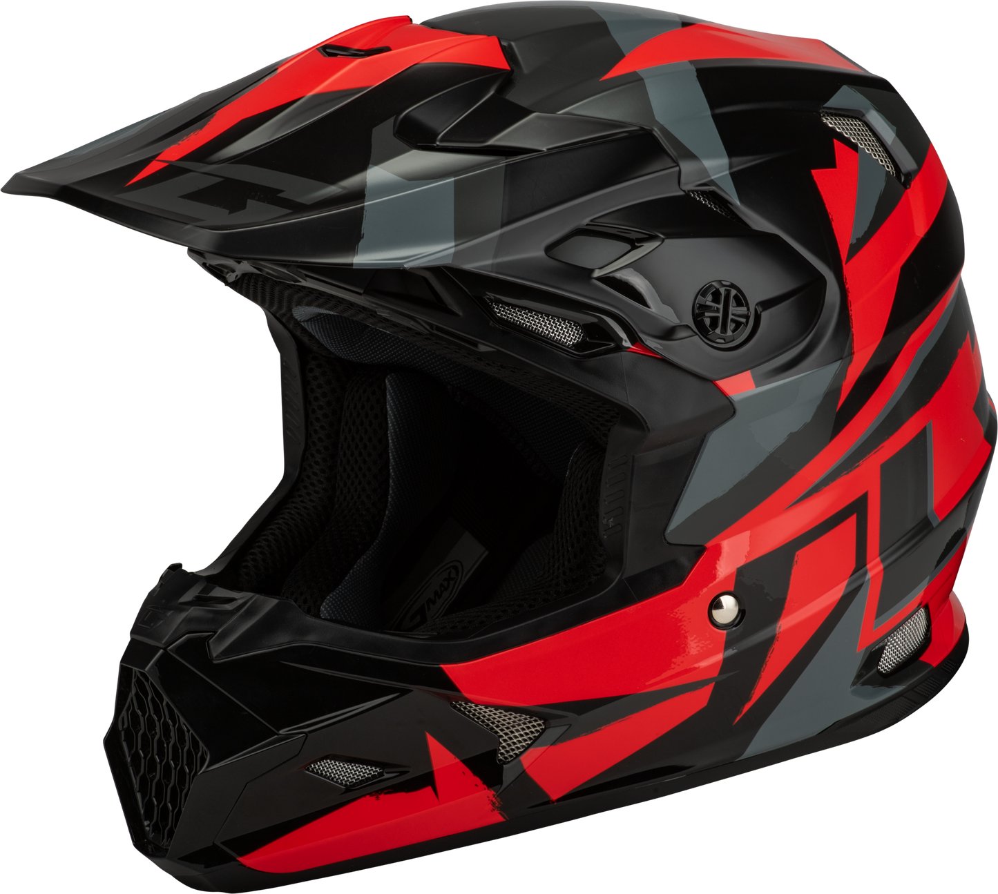 Mx 96 Splinter Helmet Black/Red Sm
