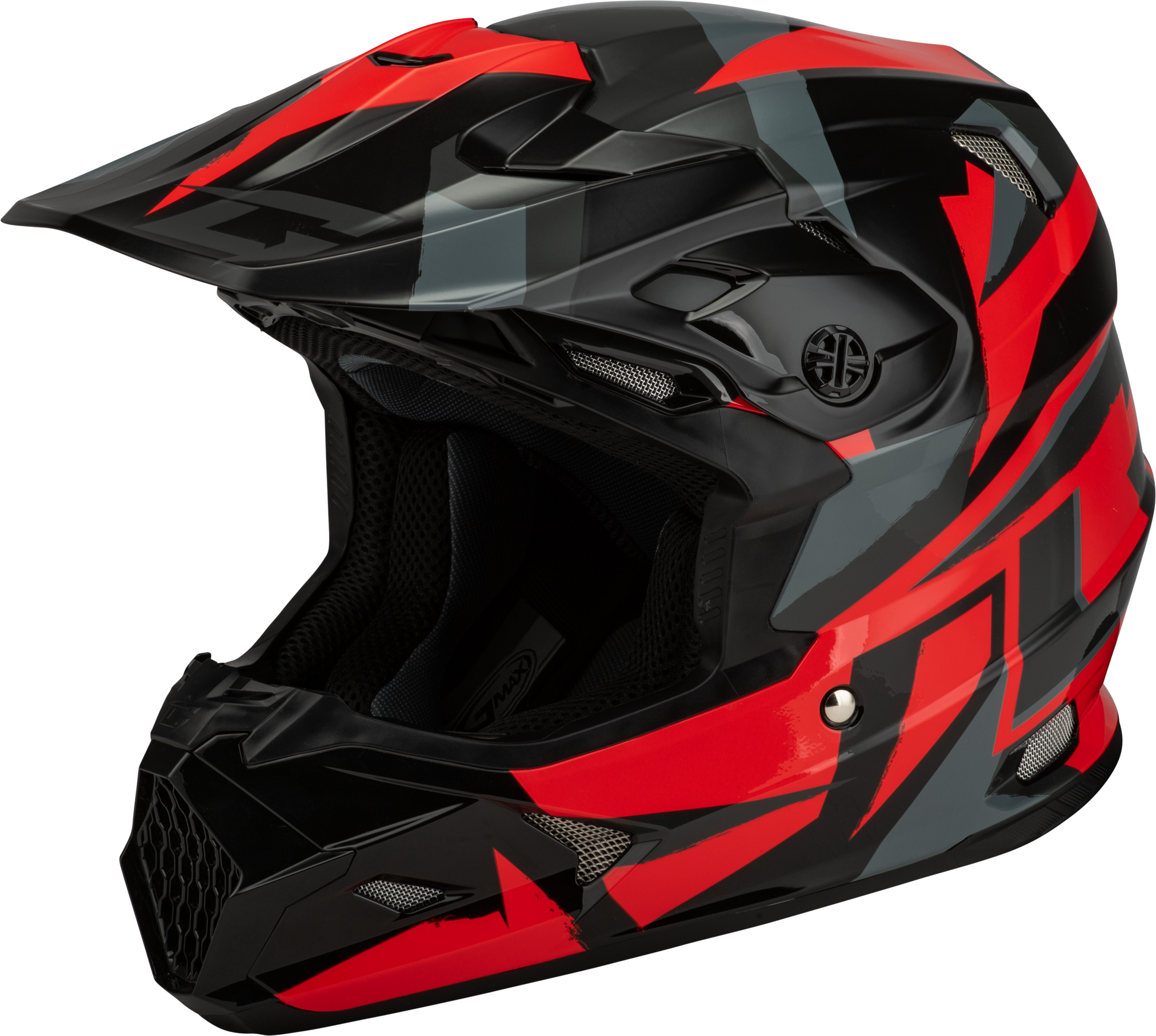 Mx 96 Splinter Helmet Black/Red Sm