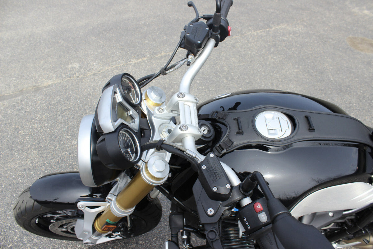Handlebar Risers Silver Bmw