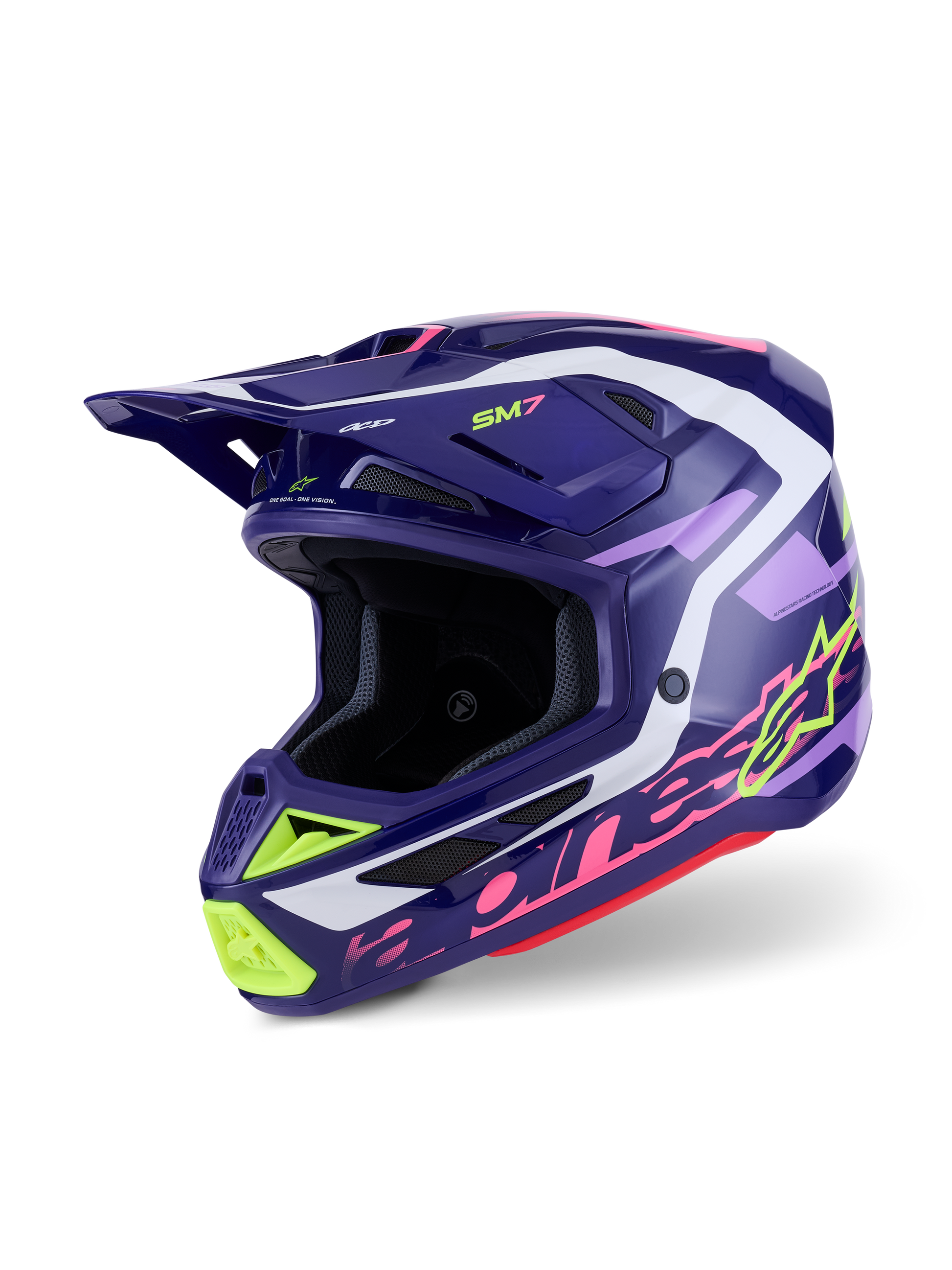 Sm7 Deed Helmet Purp/Pnk Glossy Lg