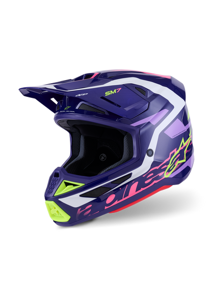 Sm7 Deed Helmet Purp/Pnk Glossy Sm