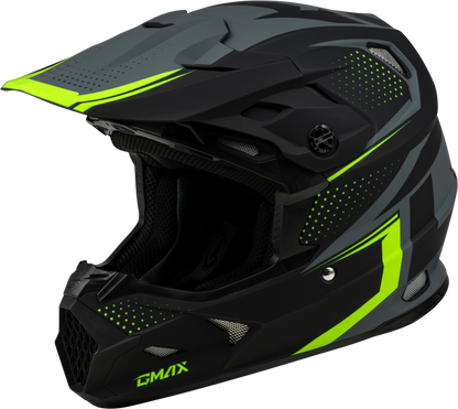 Mx 96 502 Helmet Matte Grey/Hi Viz 2x