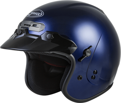 Gm 32 Open Face Helmet Blue Xs