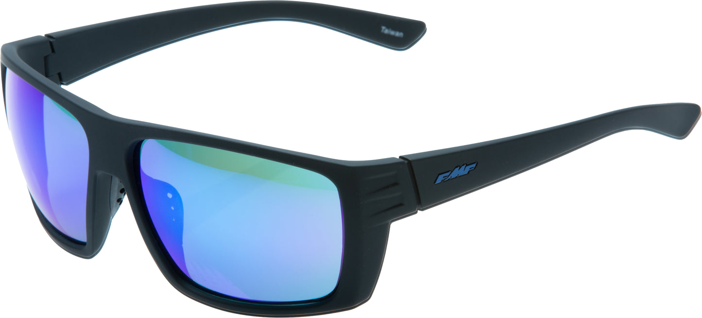 Pit Stop Sunglass Mt Blk / Blue Mirror