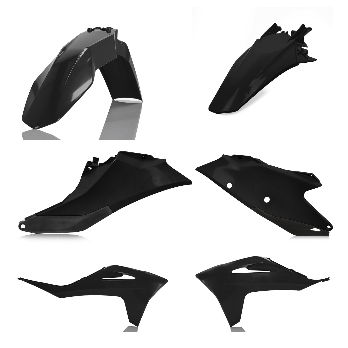 Plastic Kit Gas/Ktm Black