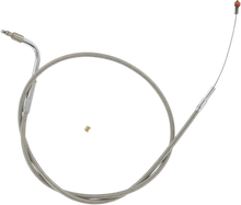BARNETT Stainless Steel Idle Cable - +3" - '01-'15 Softail 102-30-40012-03