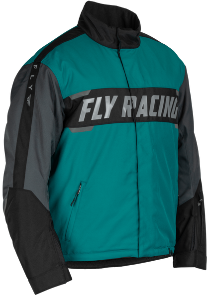 Outpost Jacket Black/Teal/Orange Sm