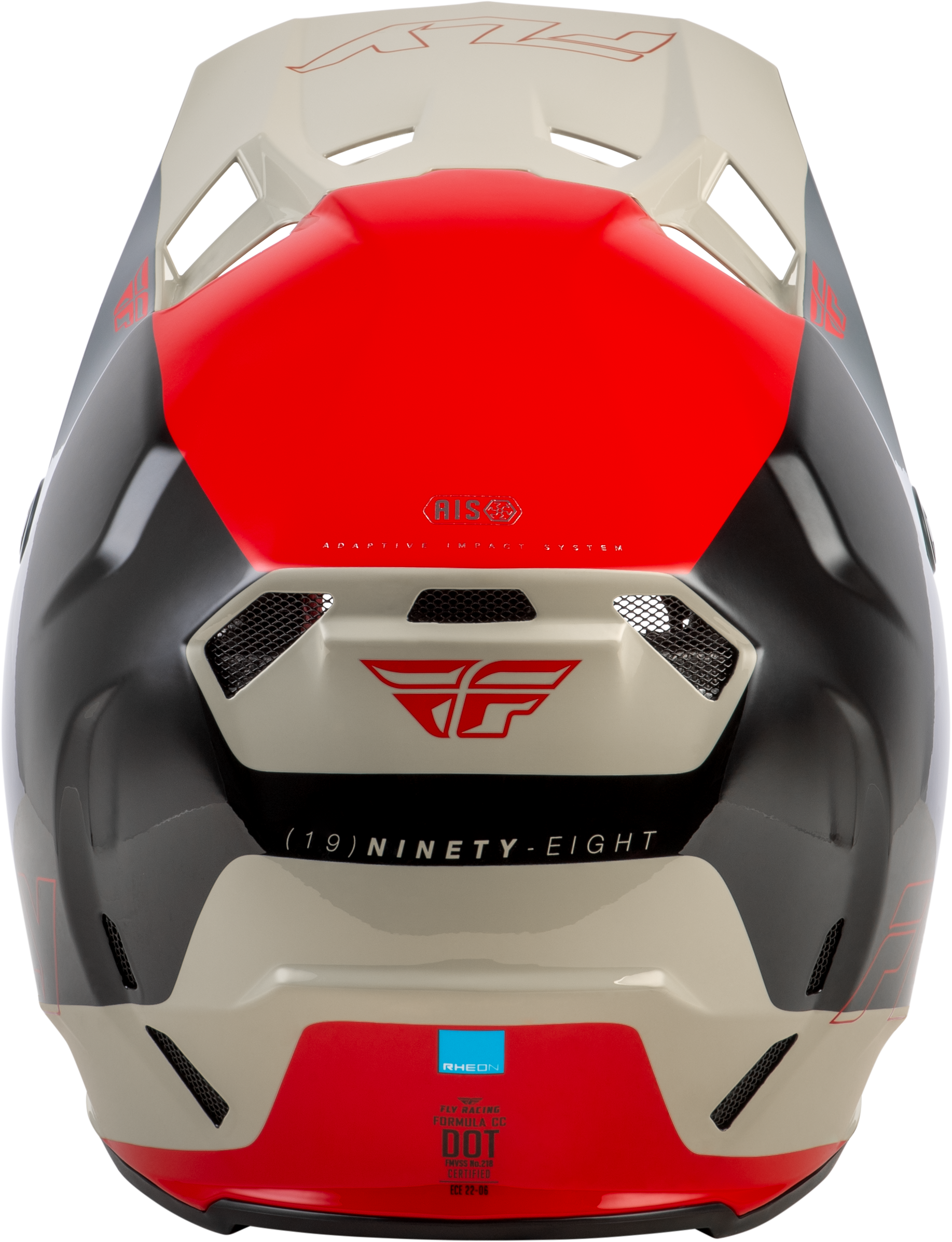 Youth Formula Cc Glide Helmet Black/Red/Grey Yl