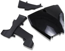 UFO Front Number Plate - With Extension - Black HU03395001