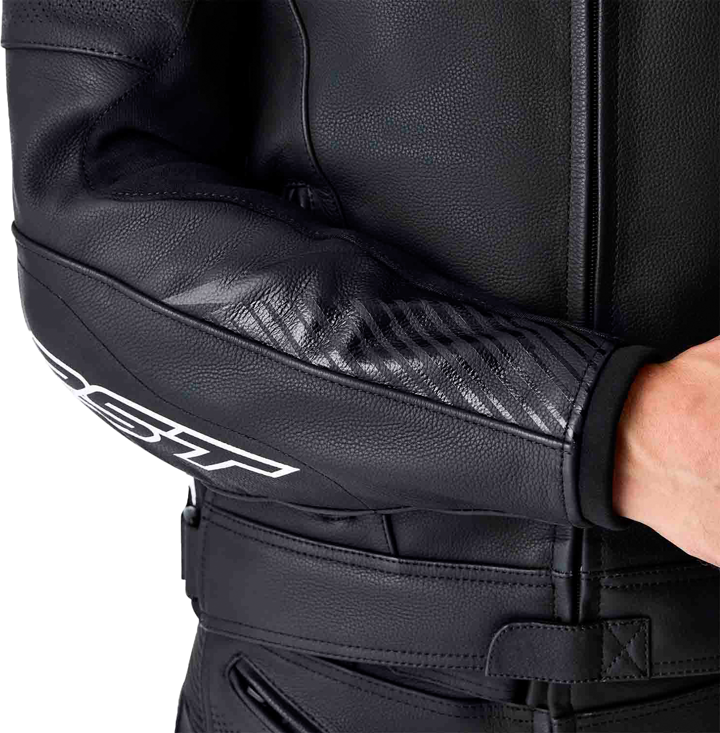 Tractech Evo D3o Jacket Blk/Whi Leather Xl