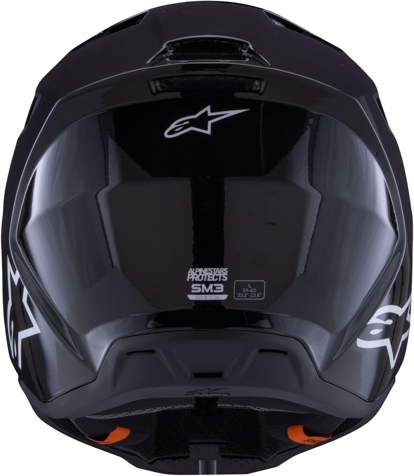 Sm3 Solid Helmet Black Glossy 2x