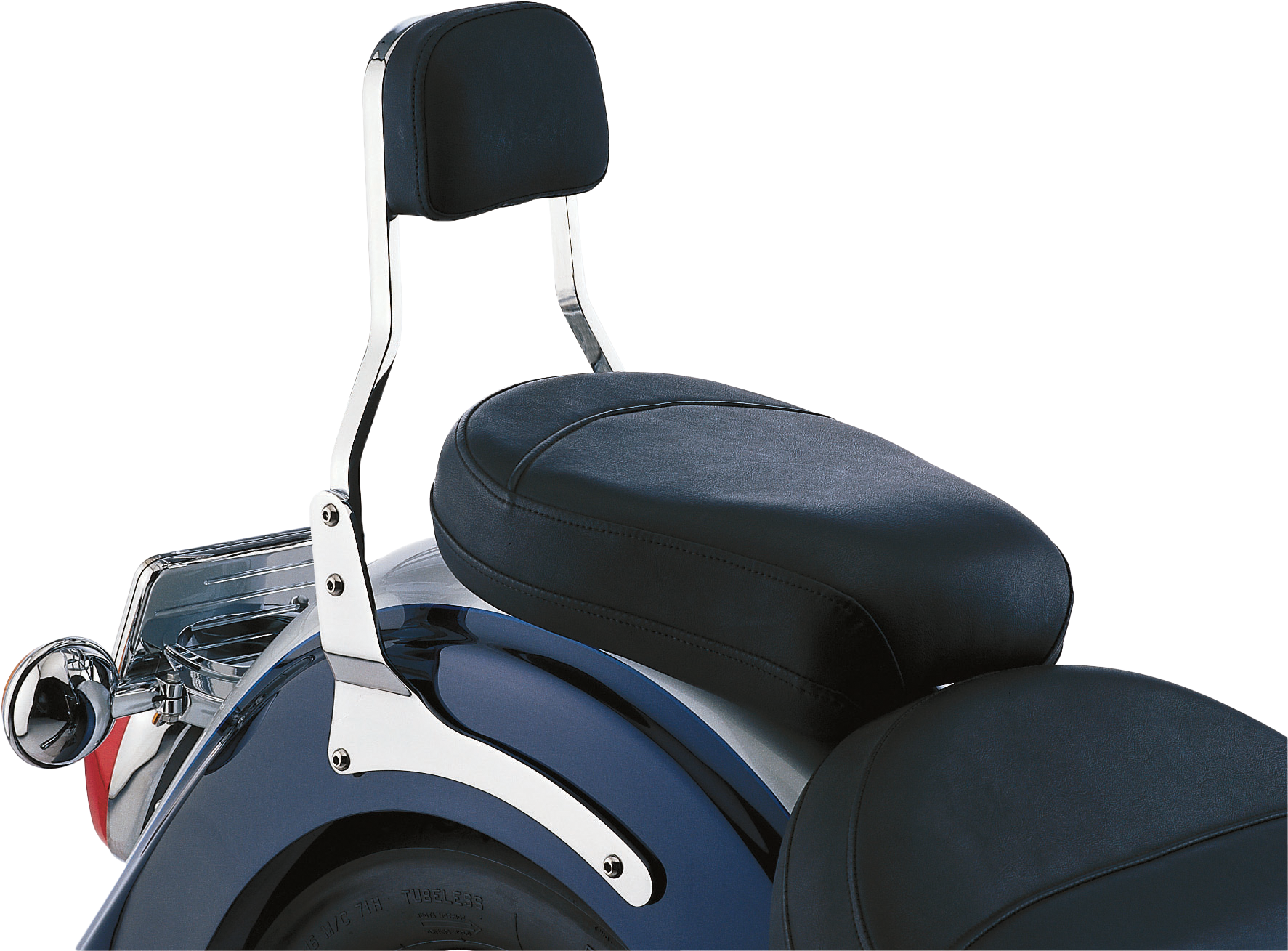 Short Sissy Bar W/Pad Chrome Yam Stryker 11 18