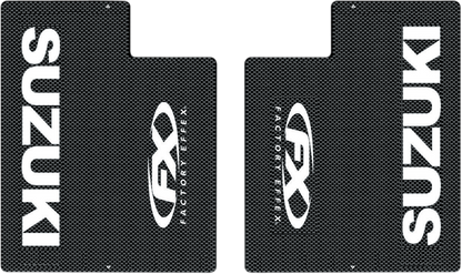 FACTORY EFFEX Carbon Fiber Fork Shield - Suzuki 08-38406