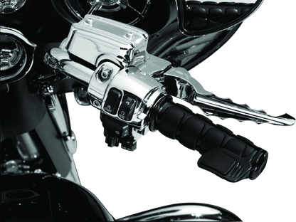 Kuryakyn ISO Grips Without Throttle Boss Throttle-By -Wire Black
