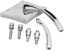 PRO-ONE PERF.MFG. Mirror - Pro-Mini - Side View - Diamond - Chrome - Each 103140