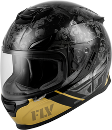 Sentinel Mech Helmet Black/Grey/Gold 2x
