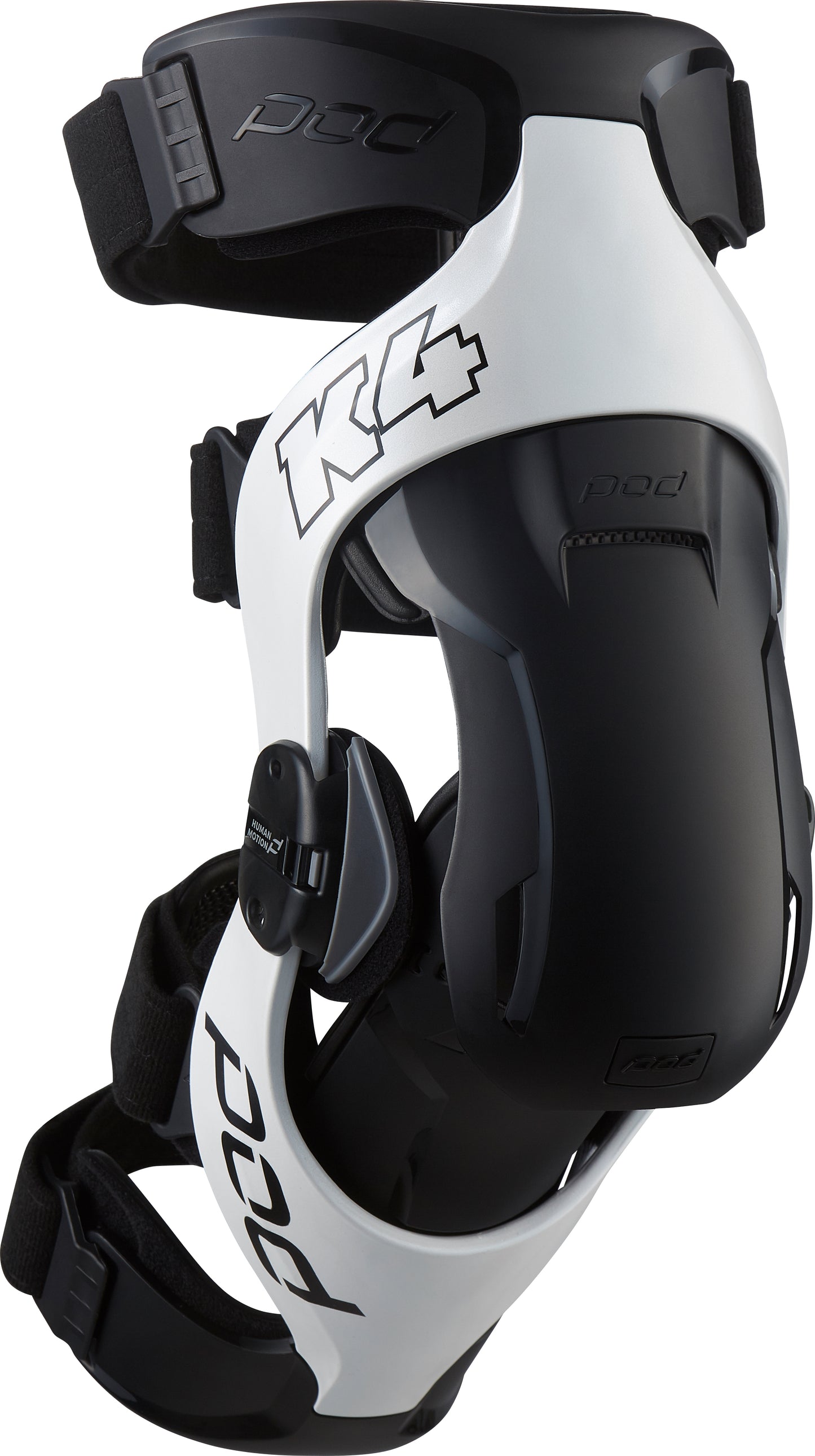 K4 V2.0 Knee Brace (Lt) White/Black Md/Lg