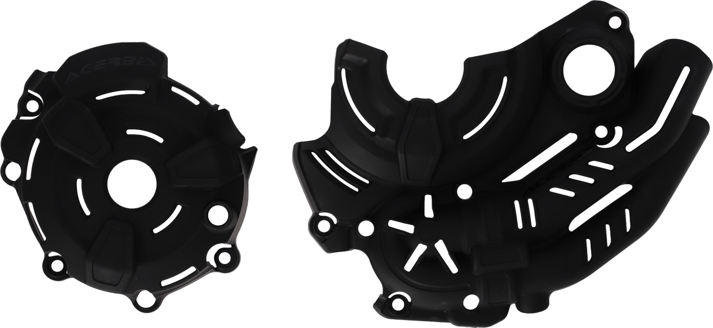 Ignition/Clutch Covers Black Yam
