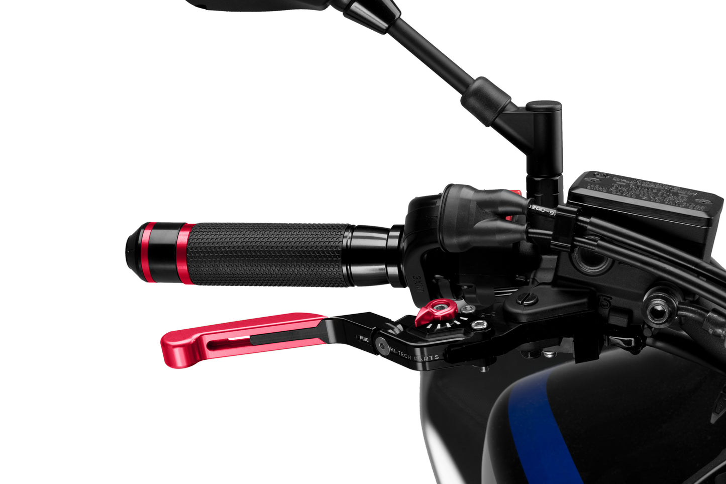 Lever Brake Extendable/Foldable Red