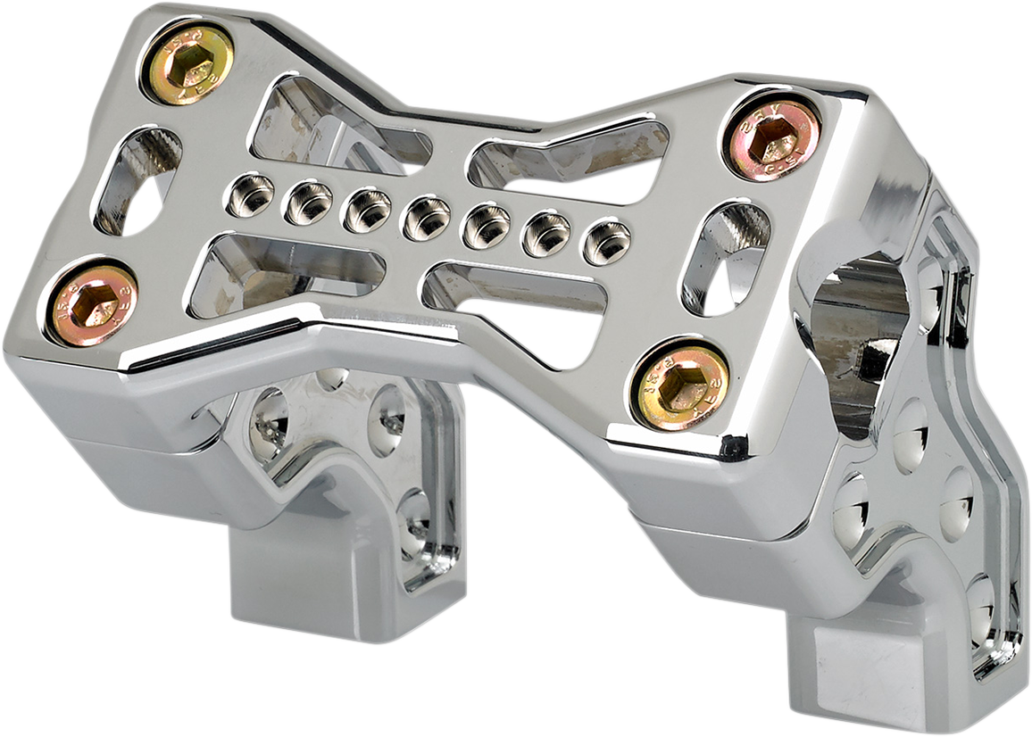 JOKER MACHINE Bridge Handlebar Riser Kit - Pullback - Chrome 03-866-1C