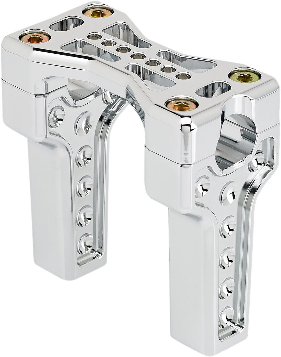 JOKER MACHINE Bridge Handlebar Riser Kit - Straight - Chrome 03-864-1C