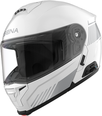 Specter Smart Flip Up Helmet White Md
