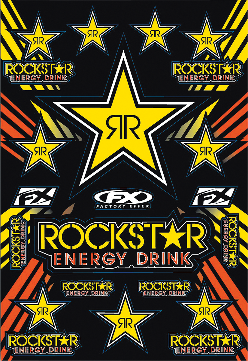 FACTORY EFFEX Rockstar Sticker Kit 15-68702