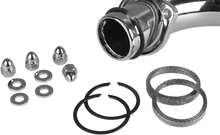 JAMES GASKET Exhaust Port Graphite/Chrome Gasket Kit - Big Twin/Sportster/EVO 65324-83-KWG1