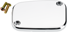 JOKER MACHINE Front Brake Master Cylinder Cover - Smooth - Chrome 08-004C