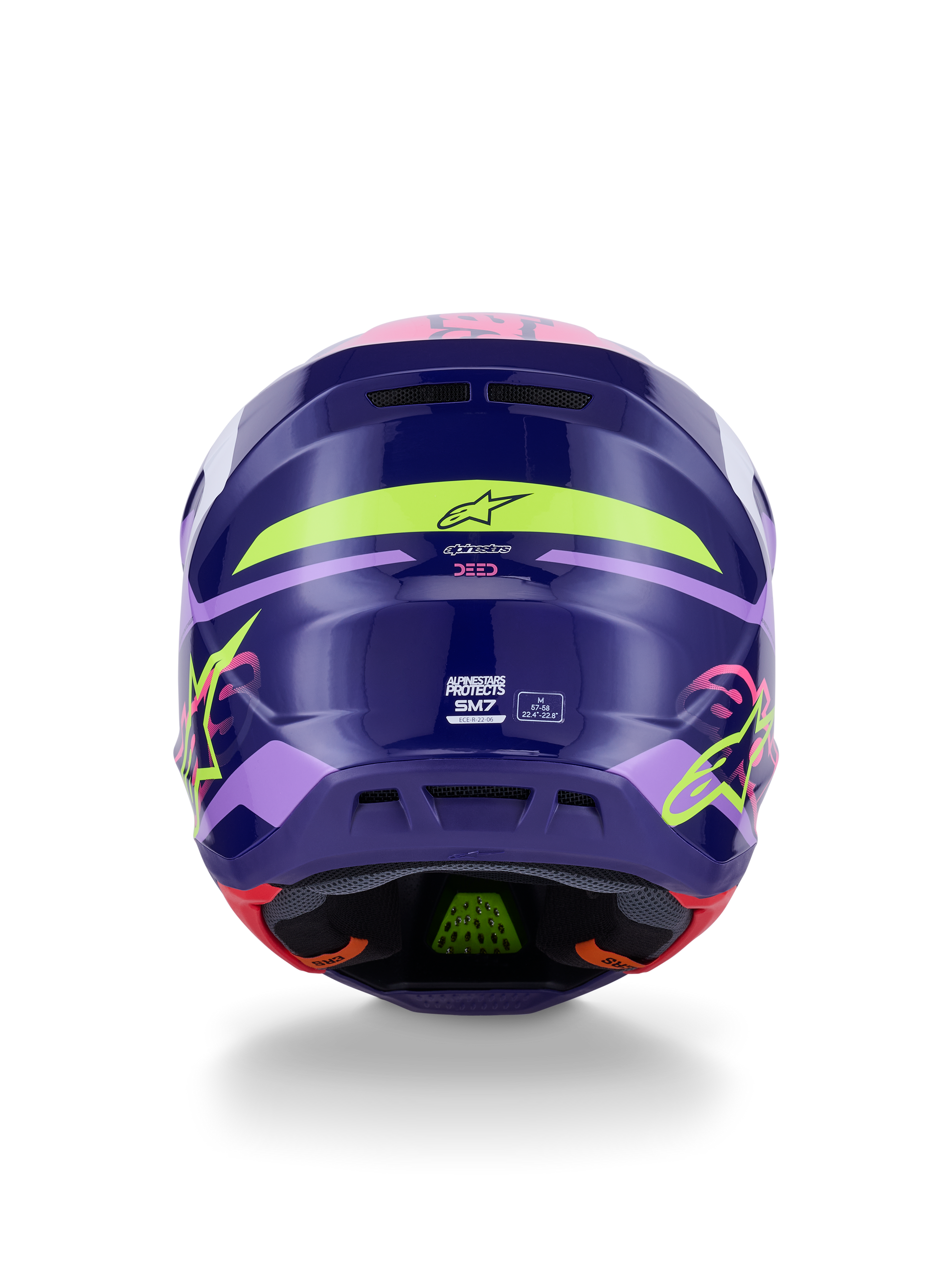 Sm7 Deed Helmet Purp/Pnk Glossy Sm